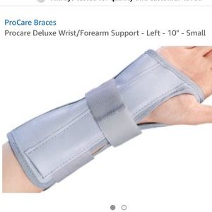 ProCare Braces - Deluxe Wrist/Forearm Support - S